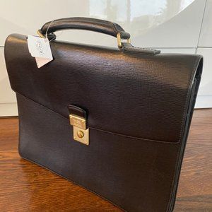 Coach - New Black Genuine Leather Briefcase